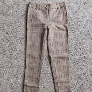 Plaid business casual pants